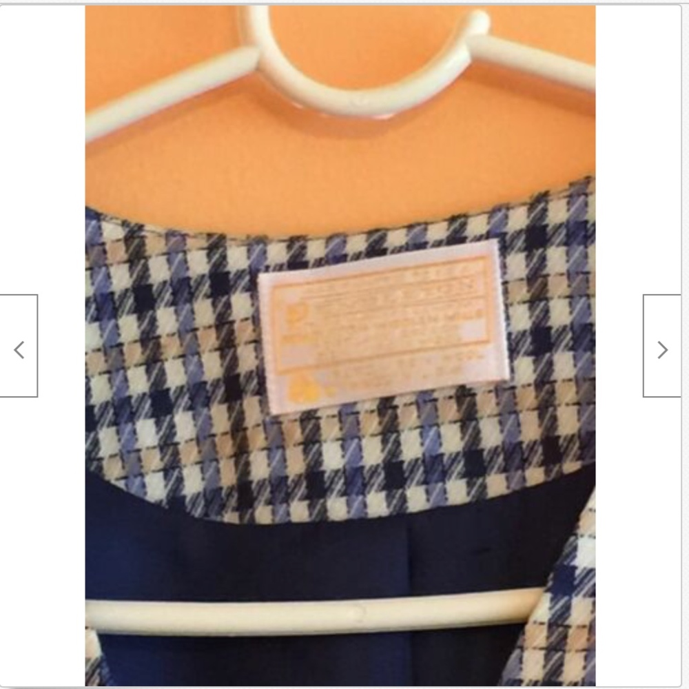 Vtg Pendleton Check Pattern Blazer Jacket Sz 14 - image 4